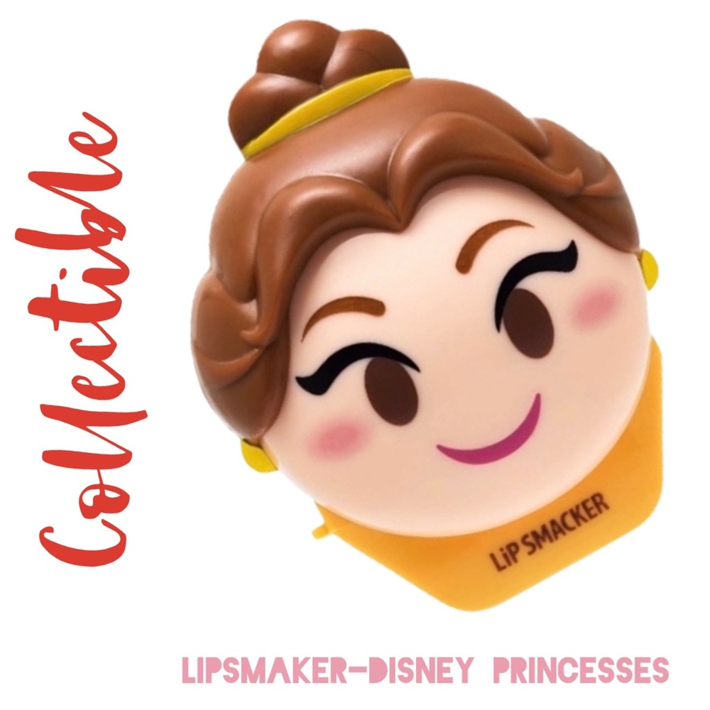 NEW/RARE Disney Emoji Stackable “Belle” Lipsmacker - Picture 2 of 6